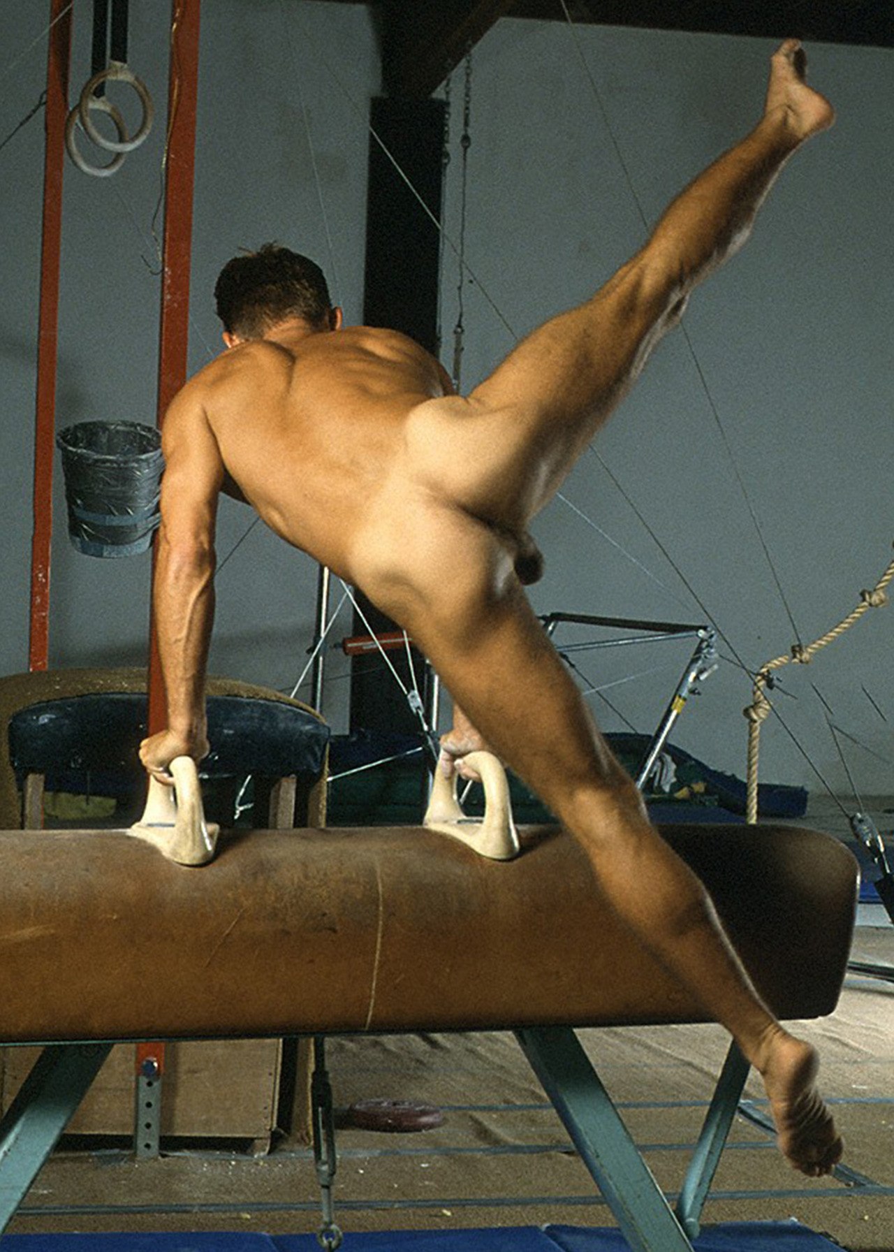 Naked male gymnastics