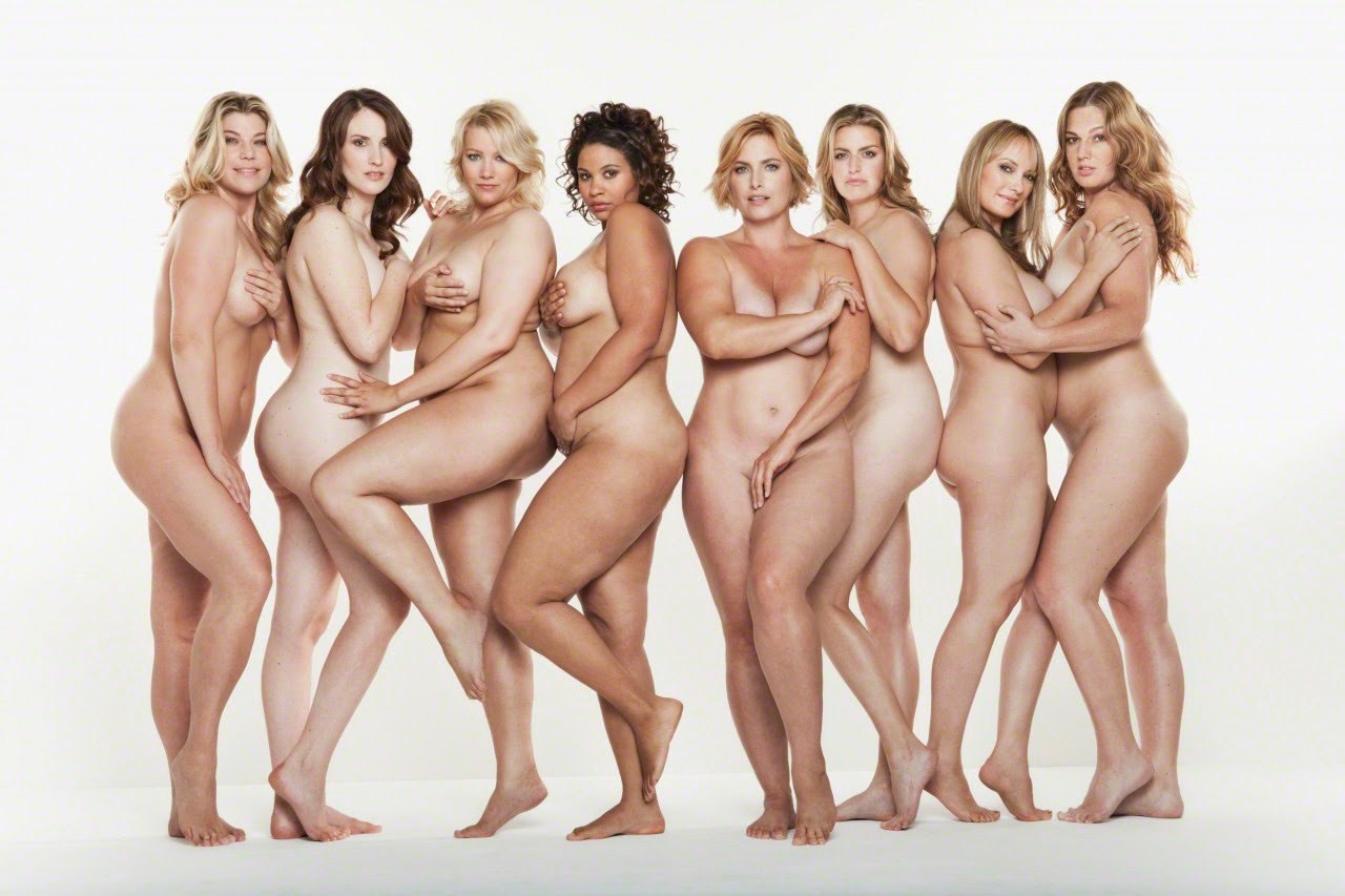 Large group of naked women