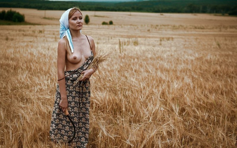 Голые Деревенские девчонки