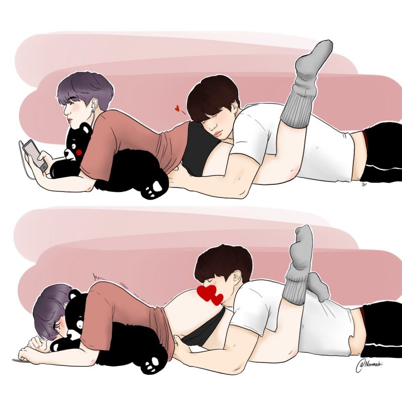Vkook fanart 21+