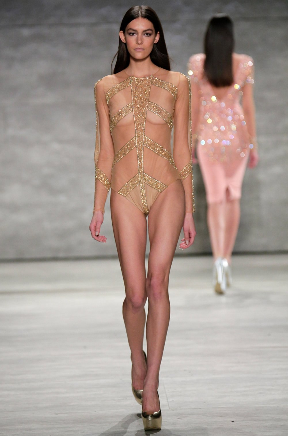 Naked fashion models