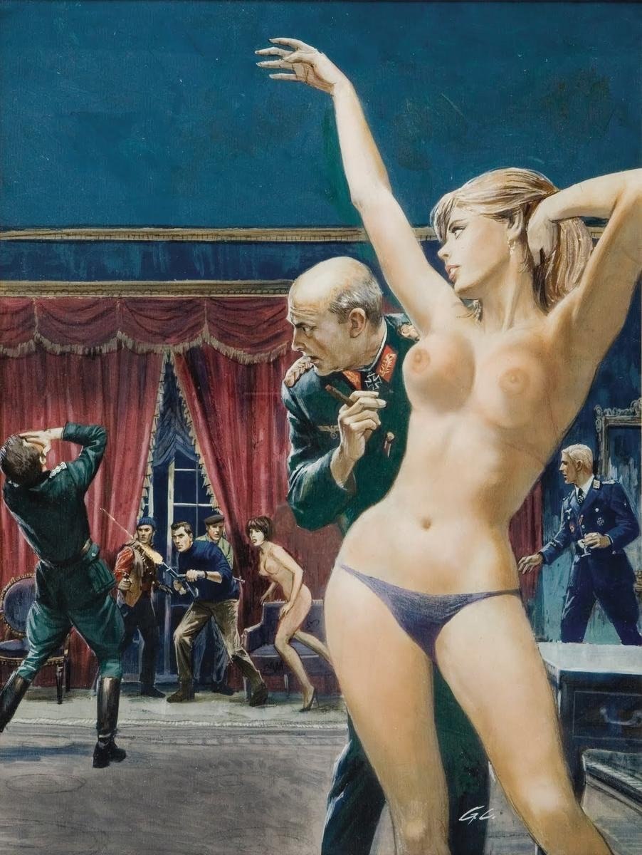 Erotic nazi pulp art nude